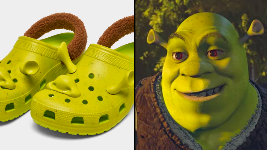 Things that are not aesthetic - SHREK Crocs.