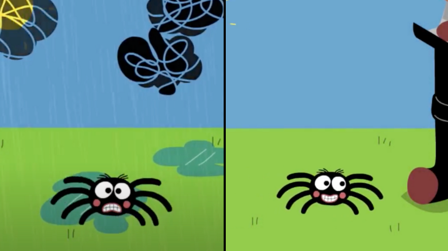 Eency Weency Spider song. For the full song and video please visit