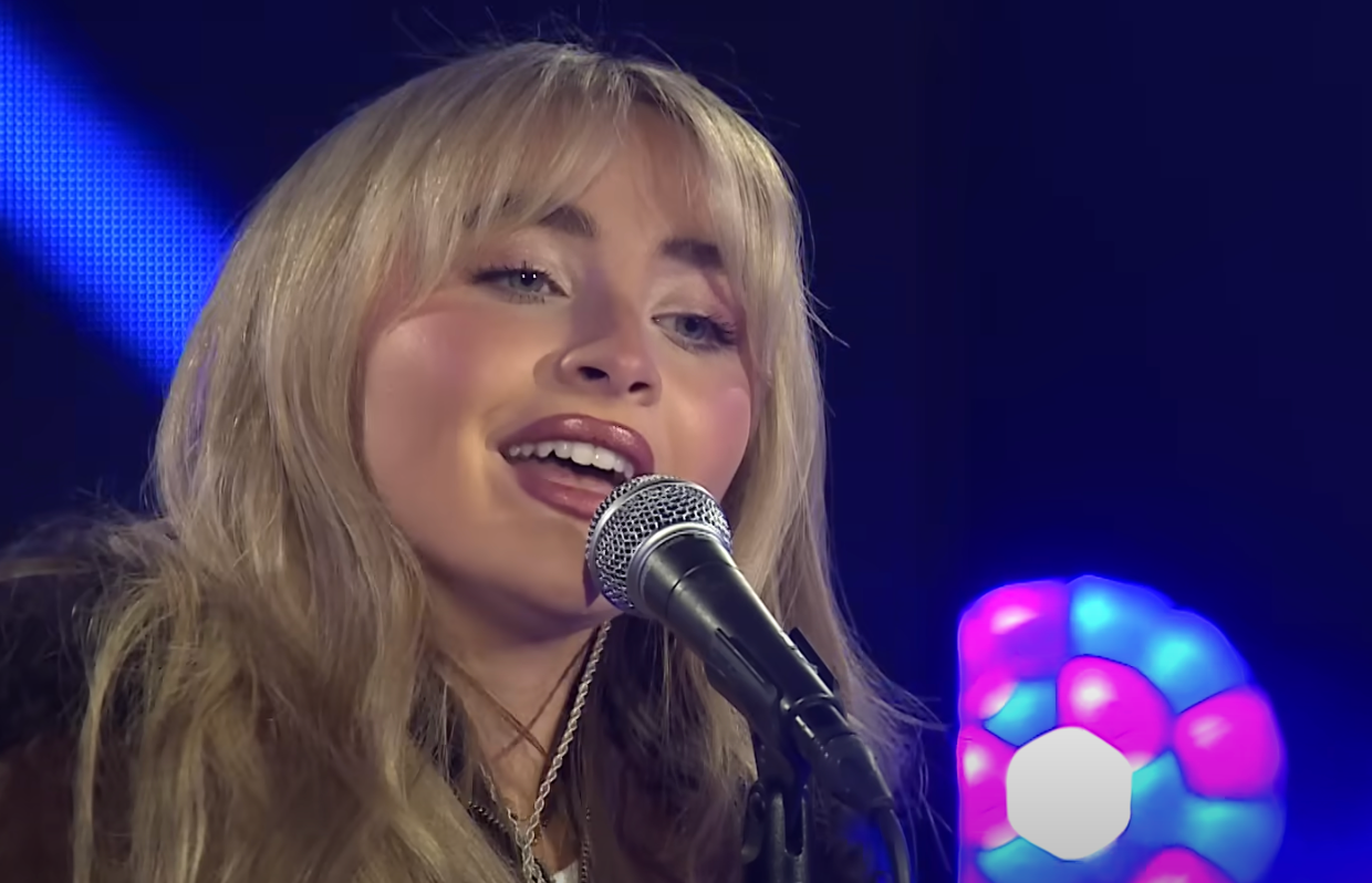 1240px x 798px - BBC reuploads Sabrina Carpenter's Live Lounge after editing out 'porn  reference'