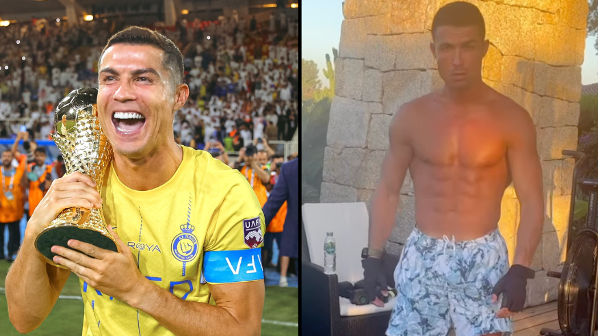 Cristiano Ronaldo shirtless at every World Cup stadium — in one