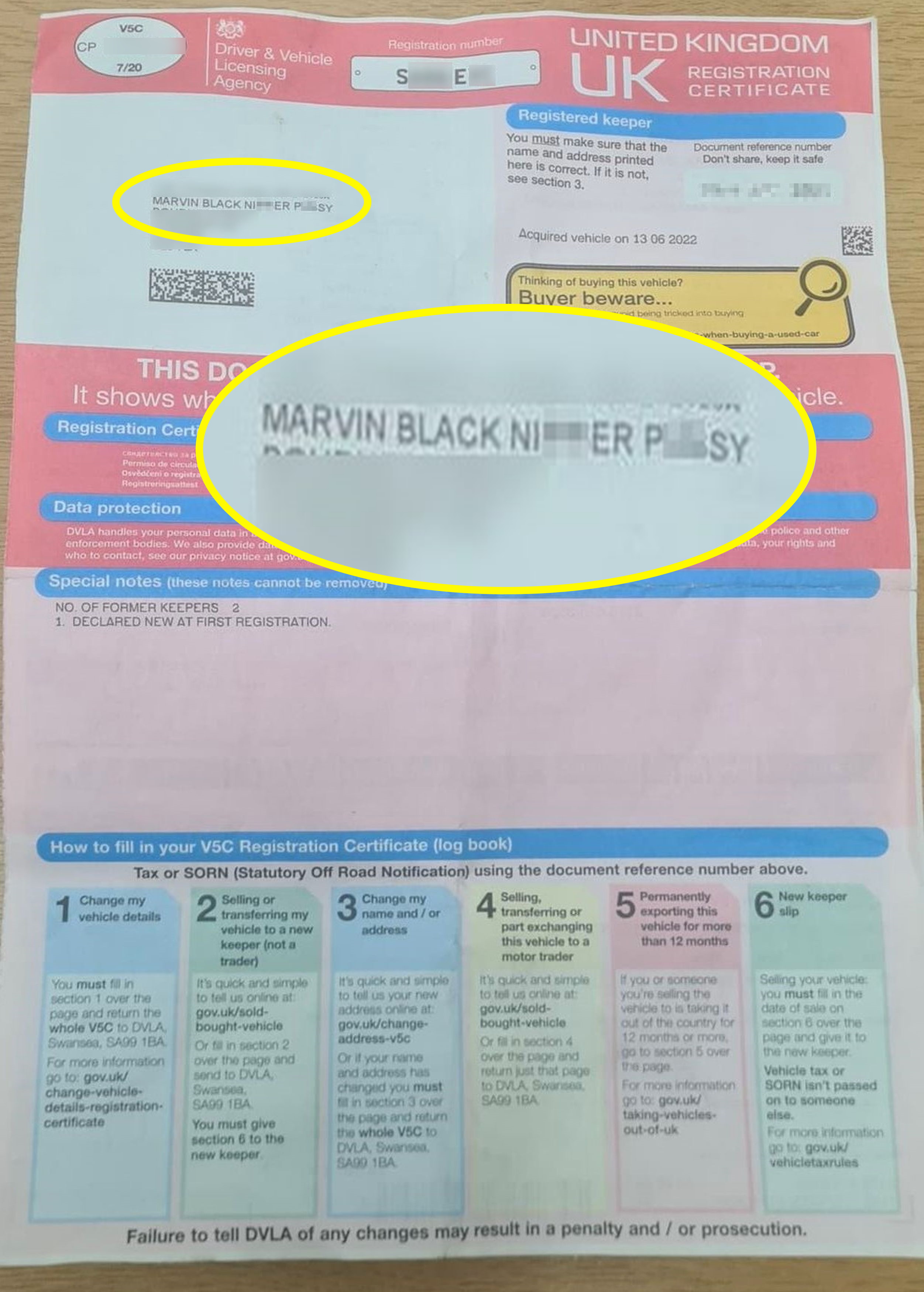 Gym Owner 'Traumatised' After Being Sent Shocking Racist Slur On DVLA Form