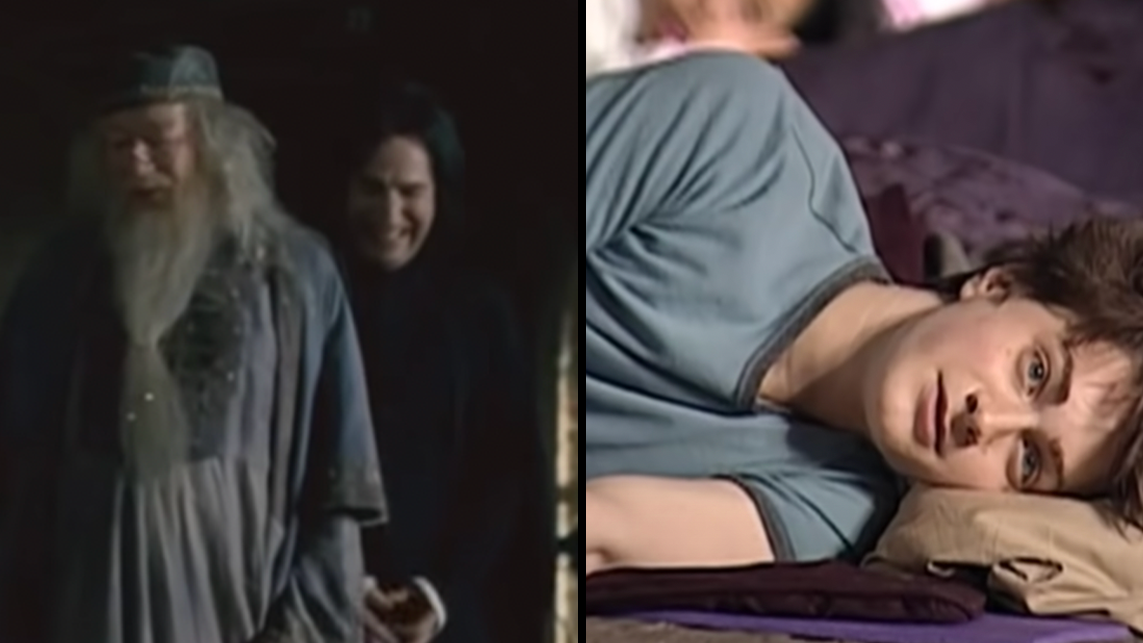 Deleted Harry Potter scene showing Dudley's true self is making