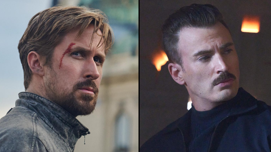 Rotten Tomatoes - First look images for Russo Brothers' The Gray Man,  starring Chris Evans, Ryan Gosling, Ana de Armas, and Regé-Jean Page. The  action thriller premieres July 22 on Netflix.