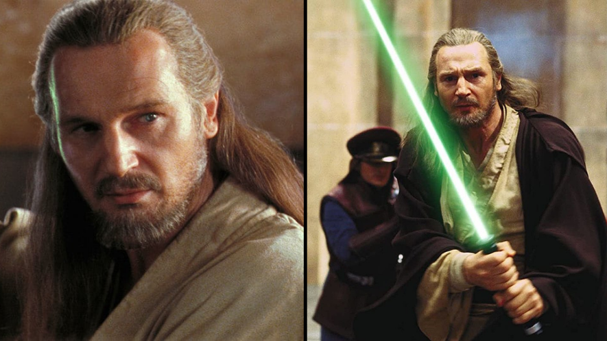 STAR WARS: THE PHANTOM MENACE (1999) - Qui-Gon Jinn's (Liam Neeson)  Lightsaber