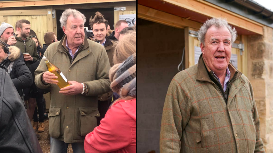 Motorsport: Motor racing-Clarkson delivers 1,000 beers by tractor to Alpine  F1 team