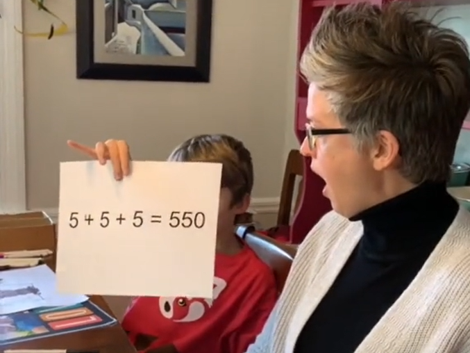 Kid Puts Family To Shame As He Solves Baffling Maths Question In Seconds