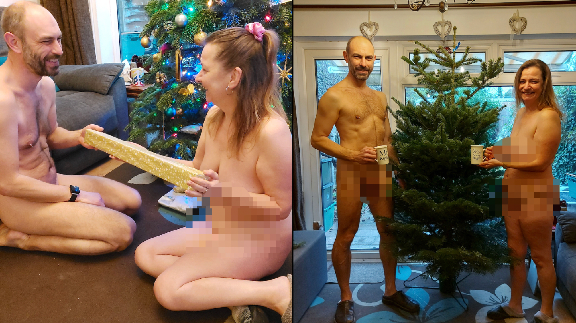 Nude Christmas Tree