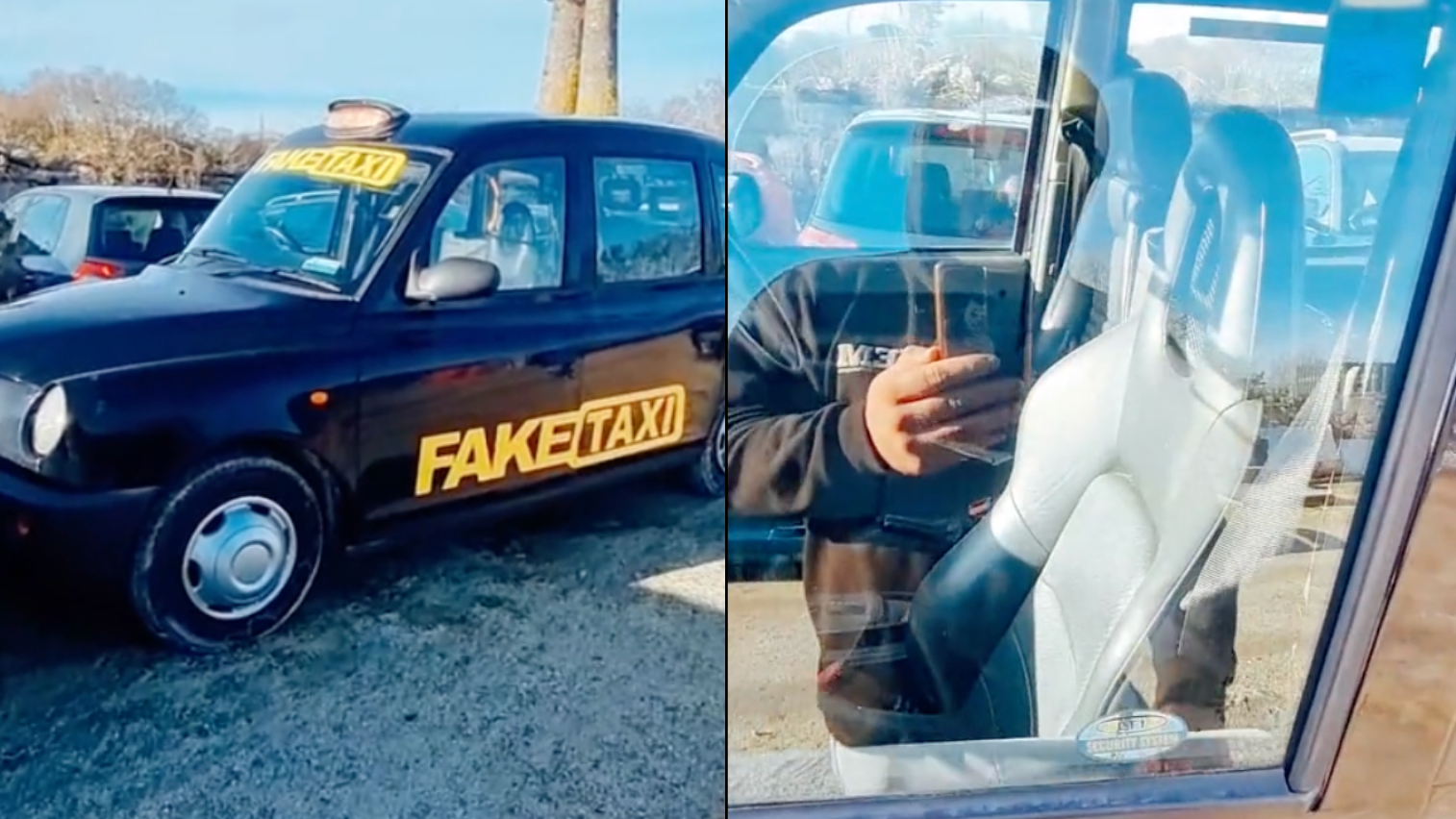 Guy who bought the Fake Taxi shows what the inside of it now looks