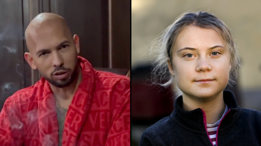 Andrew Tate and Greta Thunberg have gained combined 1.3 million followers since Twitter row and his arrest - Vimarsana News