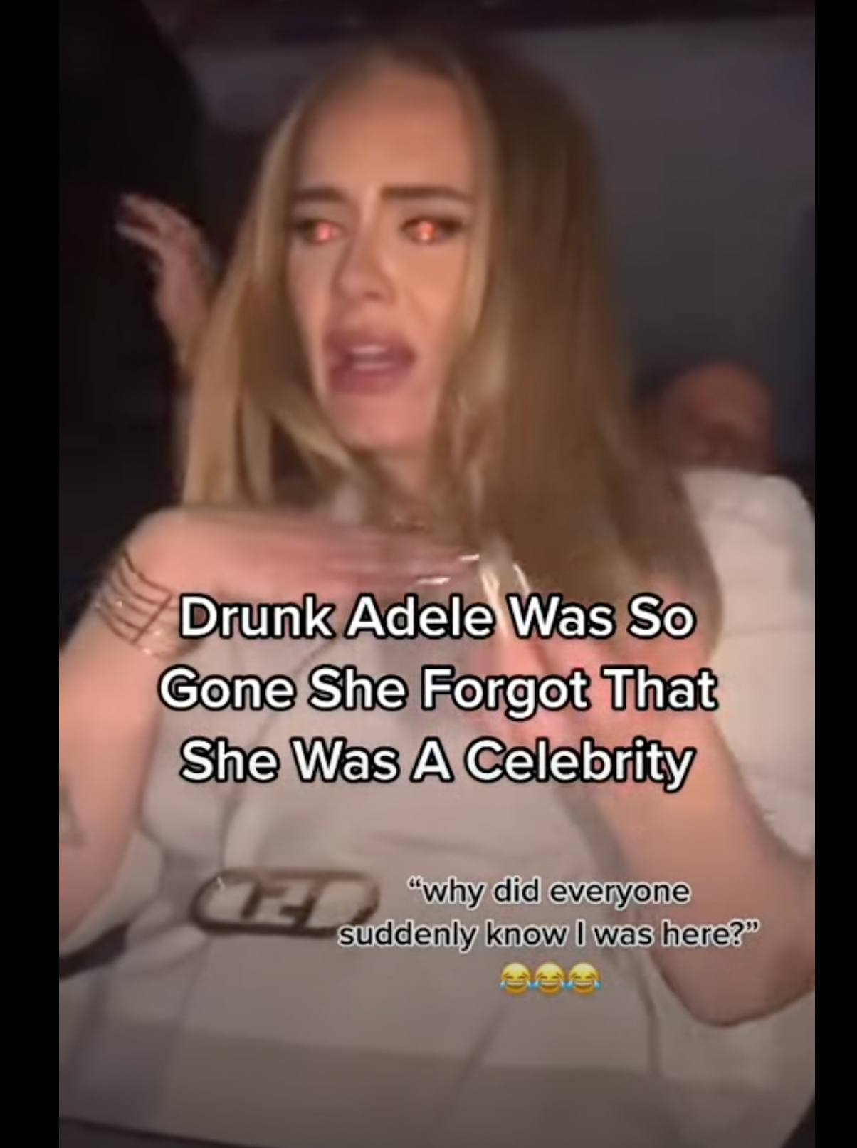 Adele Porn Captions - Adele Once Got 'So Drunk' She Forgot She Was Famous