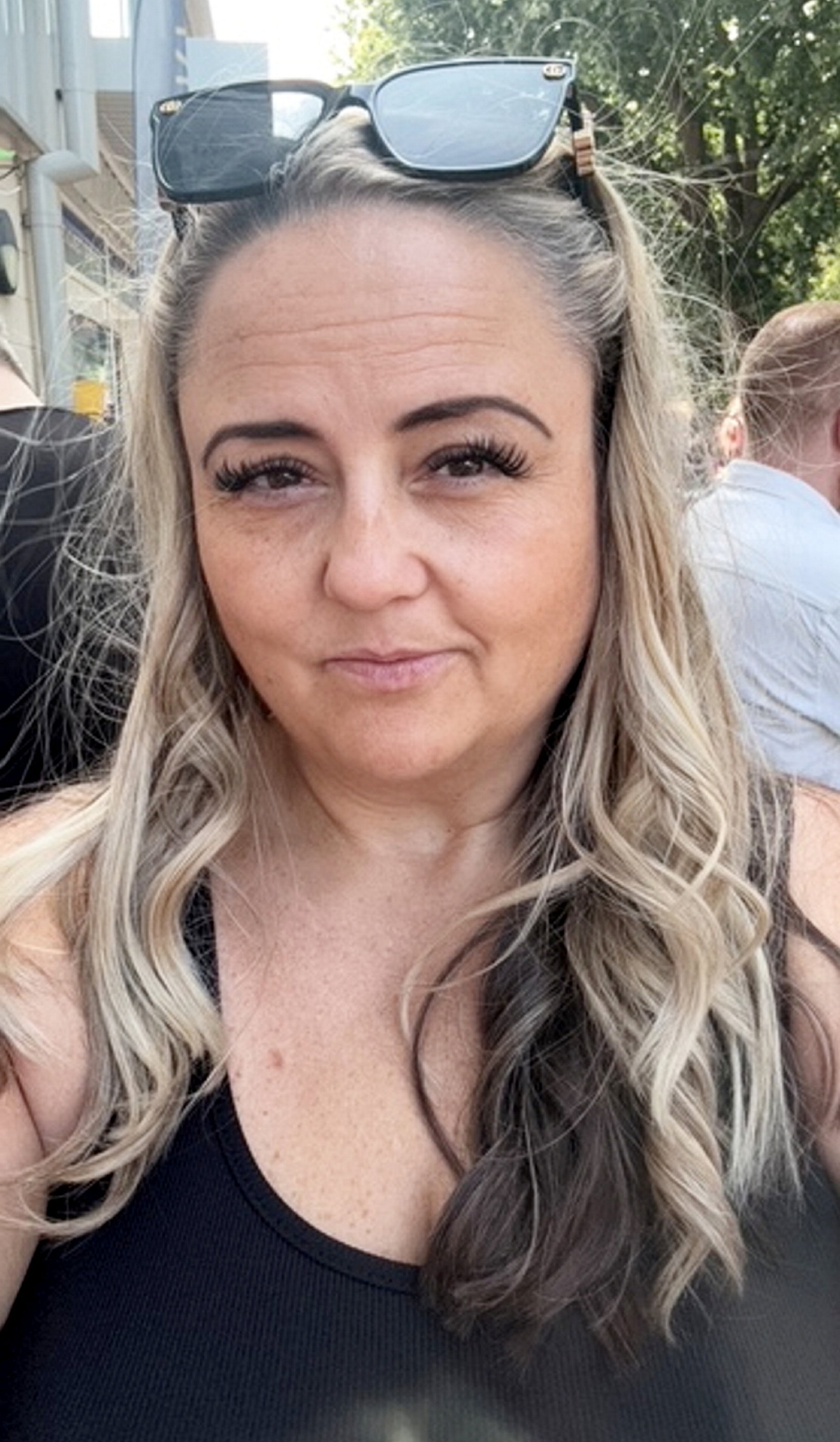 A close-up of Naty Gallas's ass-a truly stunning view