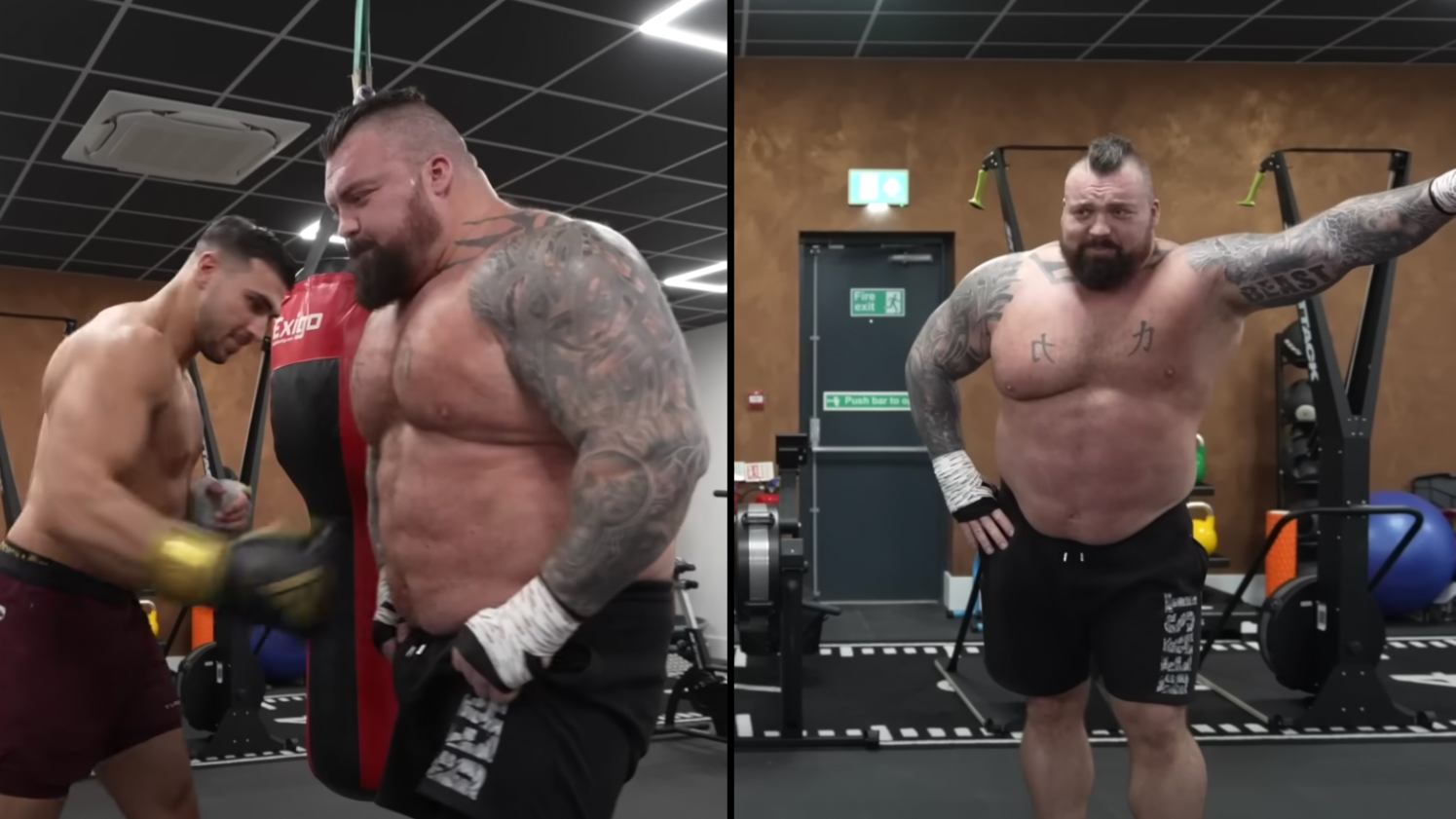 Eddie hall 100 online sit ups