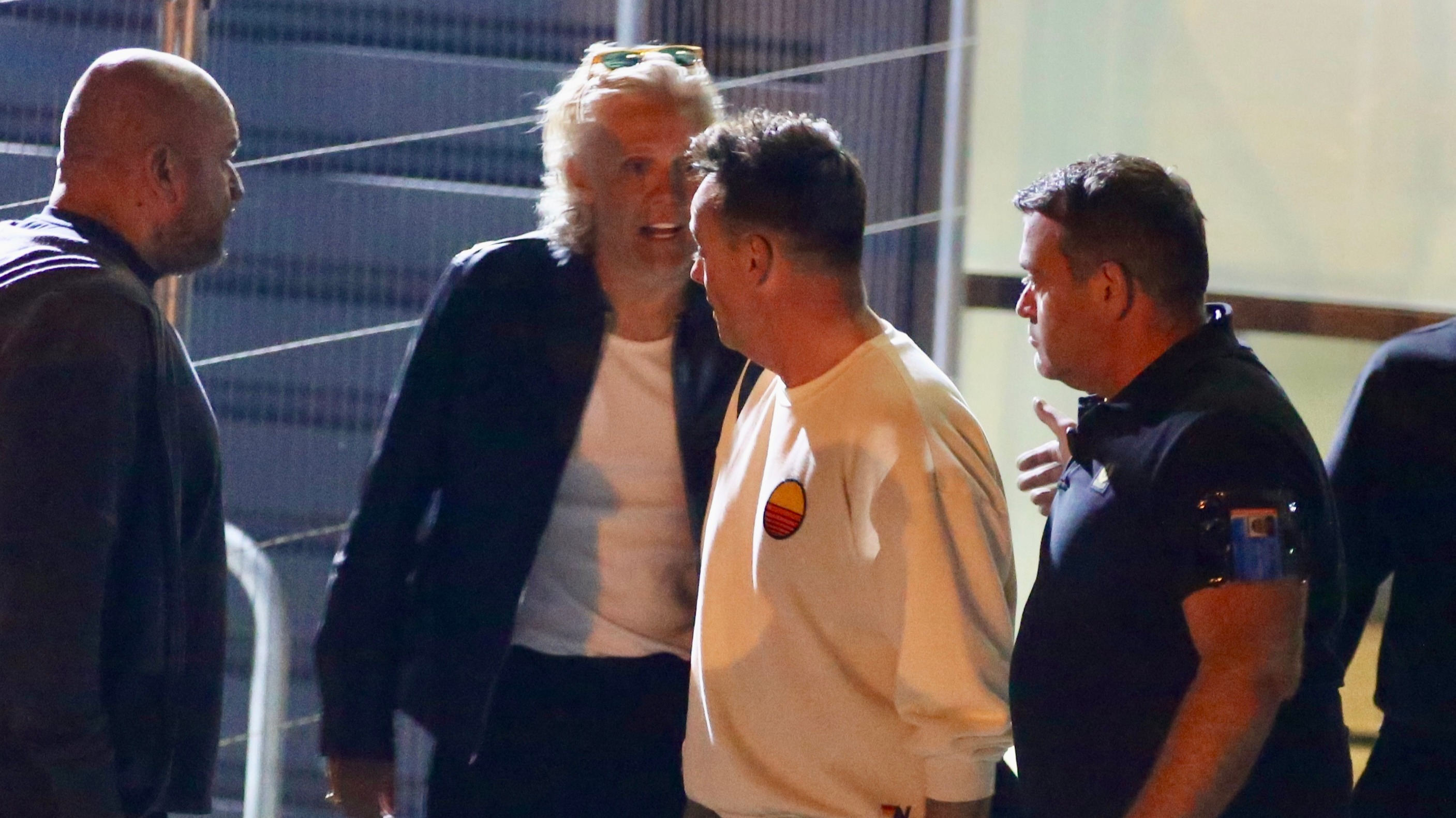 Ant McPartlin confronted by Jimmy Bullard surrounded by security after  explosive I'm a Celeb final