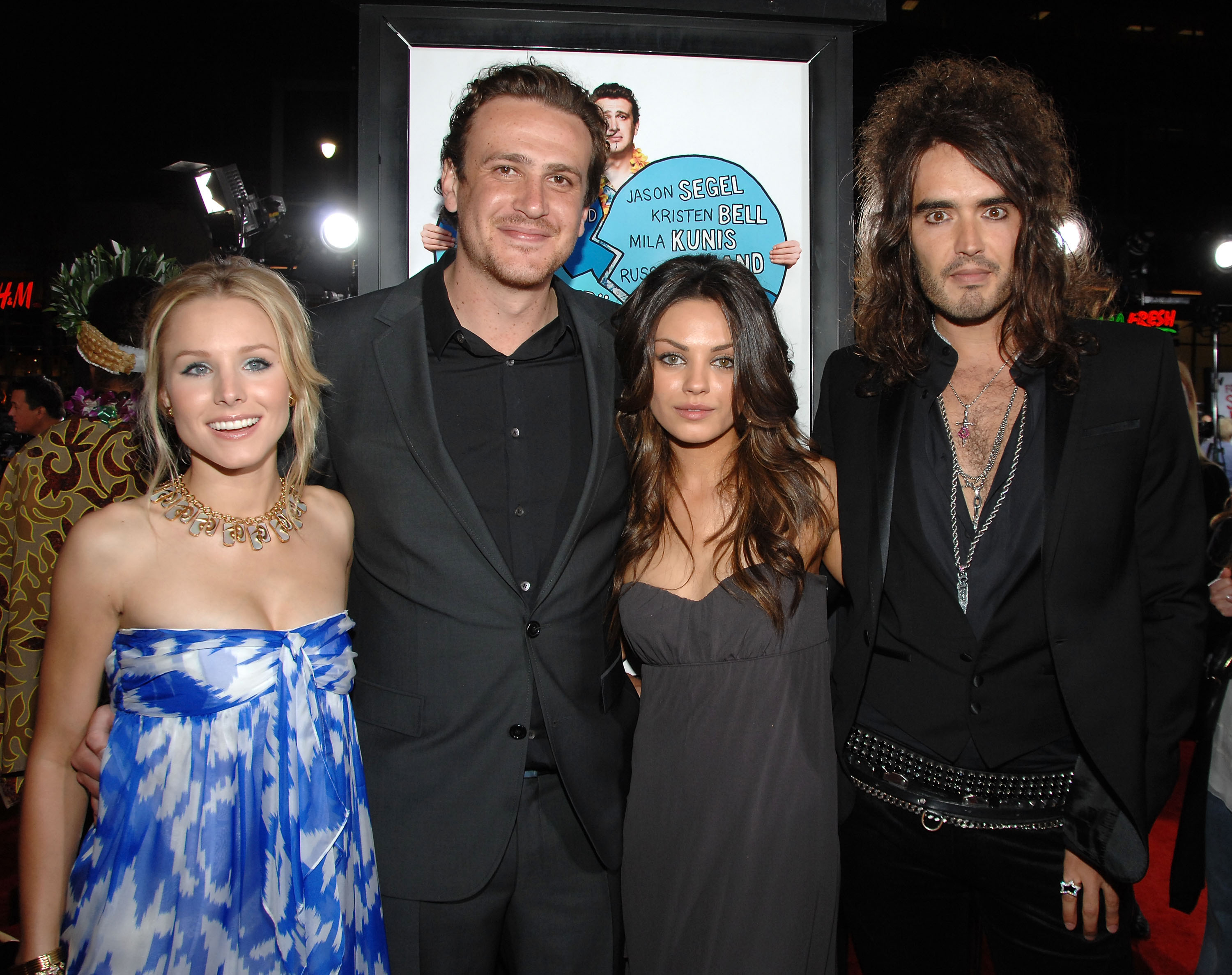 Kristen Bell threatened Russell Brand 'not to try anything' on set of  Forgetting Sarah Marshall