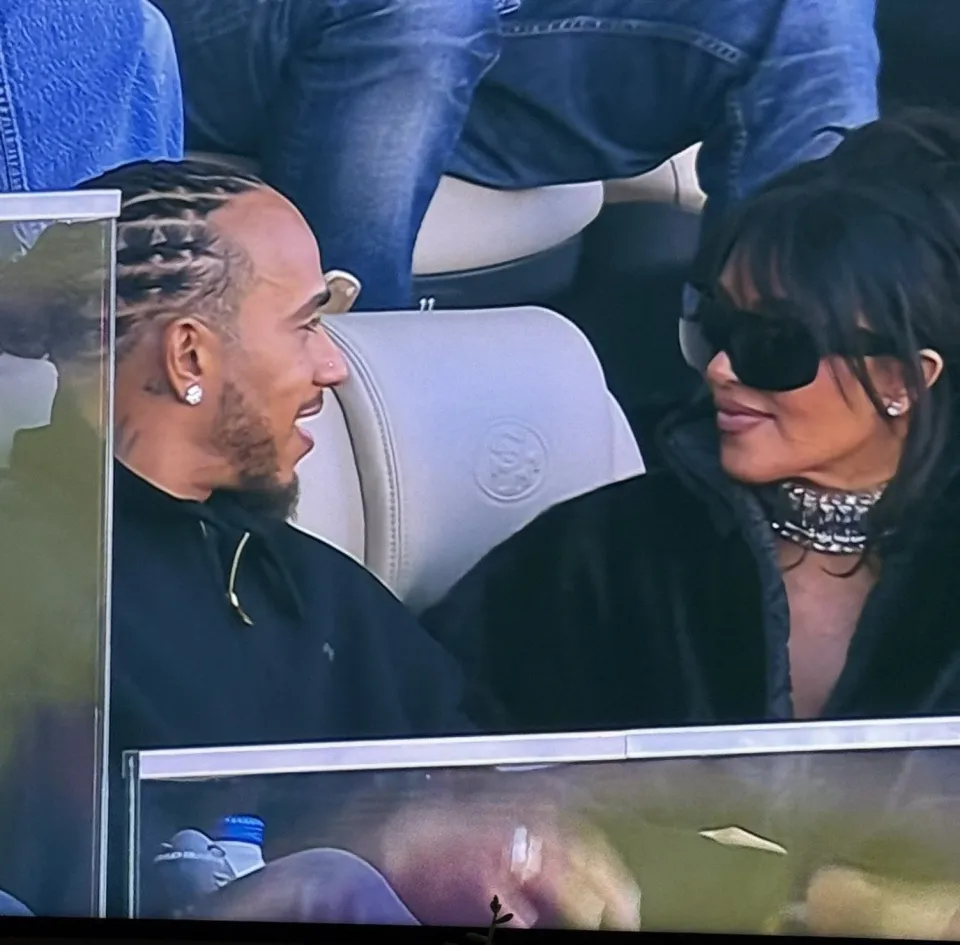 Lip reader 'reveals' what Lewis Hamilton said to Kim Kardashian as pair  make first public appearance at Super Bowl
