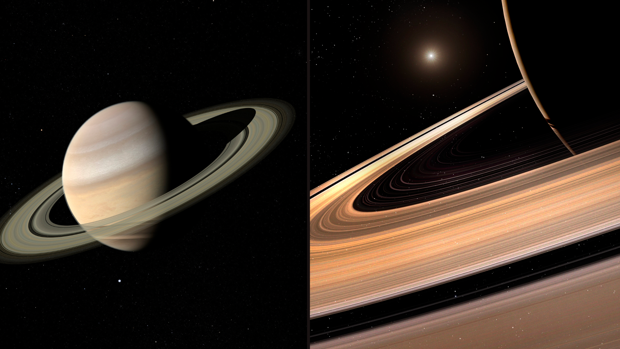 Icon planet saturn with ring around 3d render Vector Image
