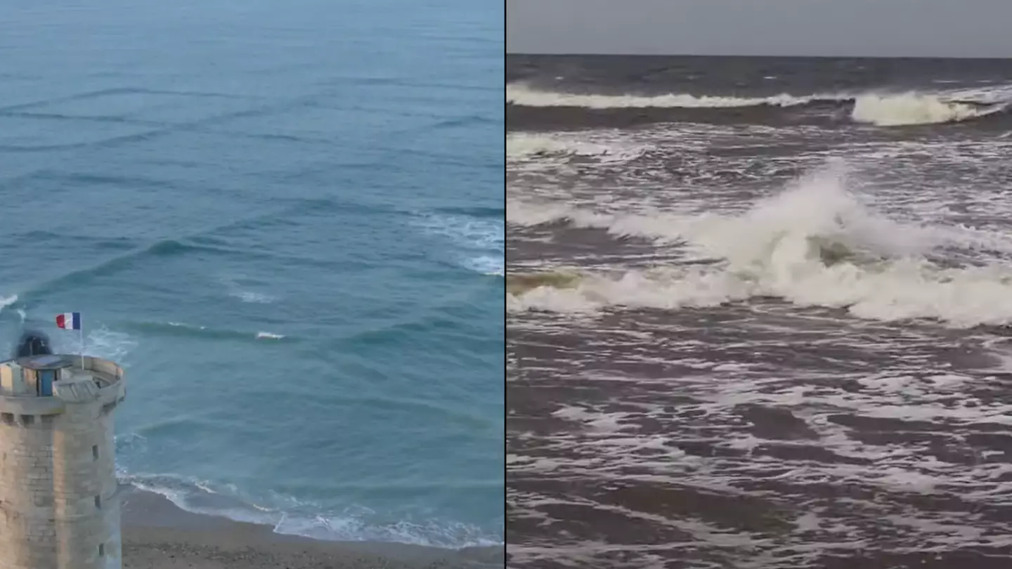 Rare footage of square waves that are so dangerous you should get