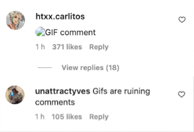 Instagram users can finally comment on posts with GIFs