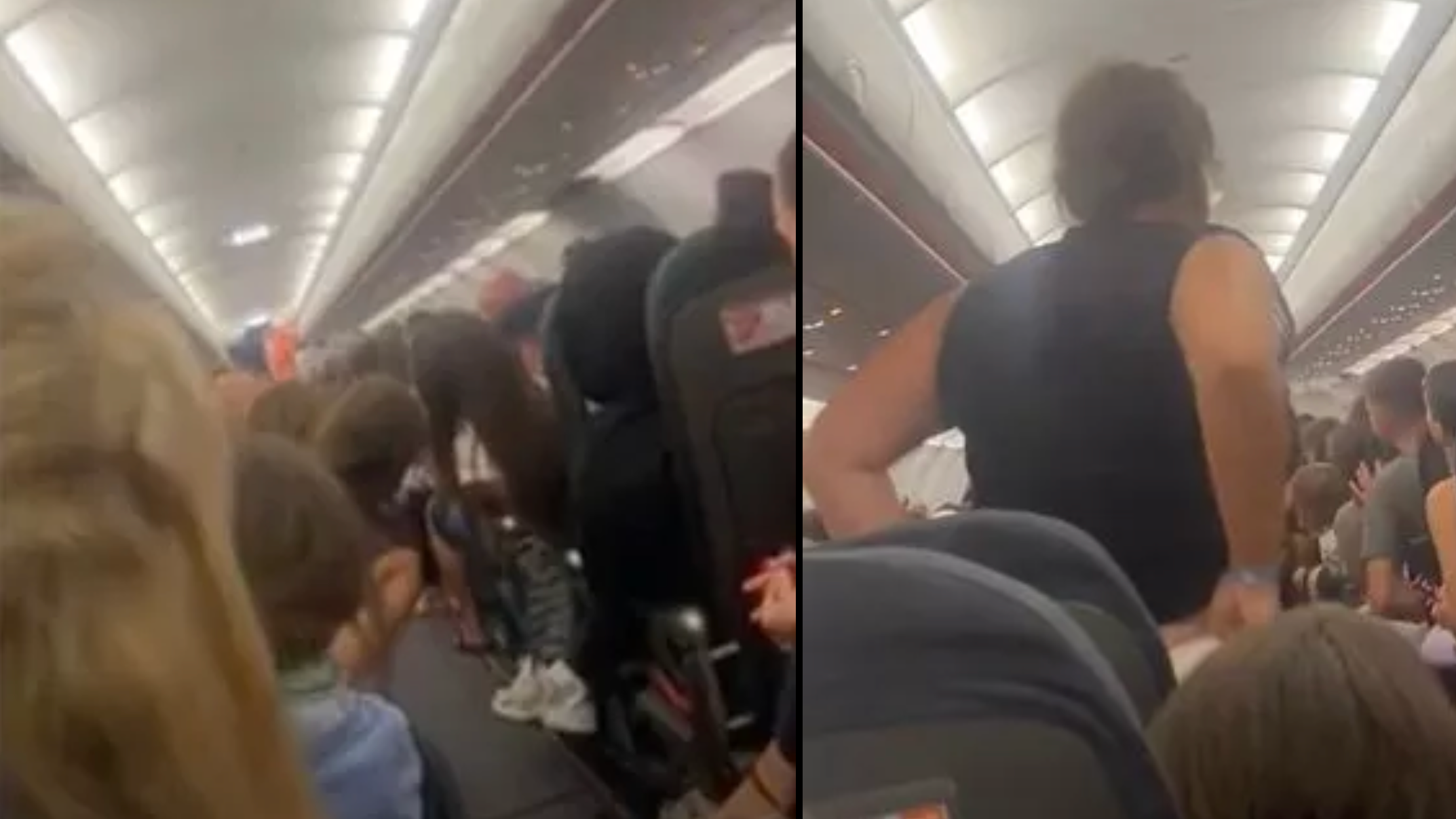 EXCLUSIVE 'Drunk' female Ryanair passenger who hurled foul-mouthed tirade  at cabin crew 'kicked off when someone told her to pipe down' - as her pal  is 'thrown off flight for vaping