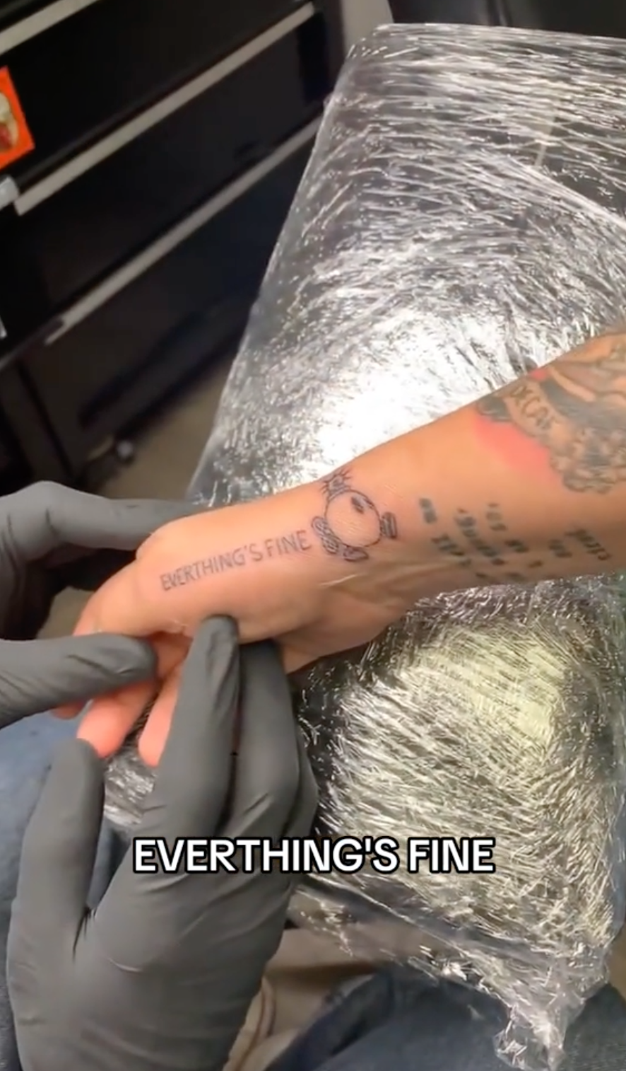 American tattoo artist responds after he goes TikTok viral for making major  spelling mistake on woman's arm