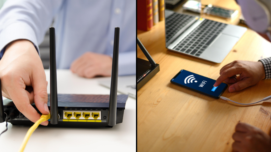 Homeowners warned not to switch WiFi router off at night to try and save on energy bills