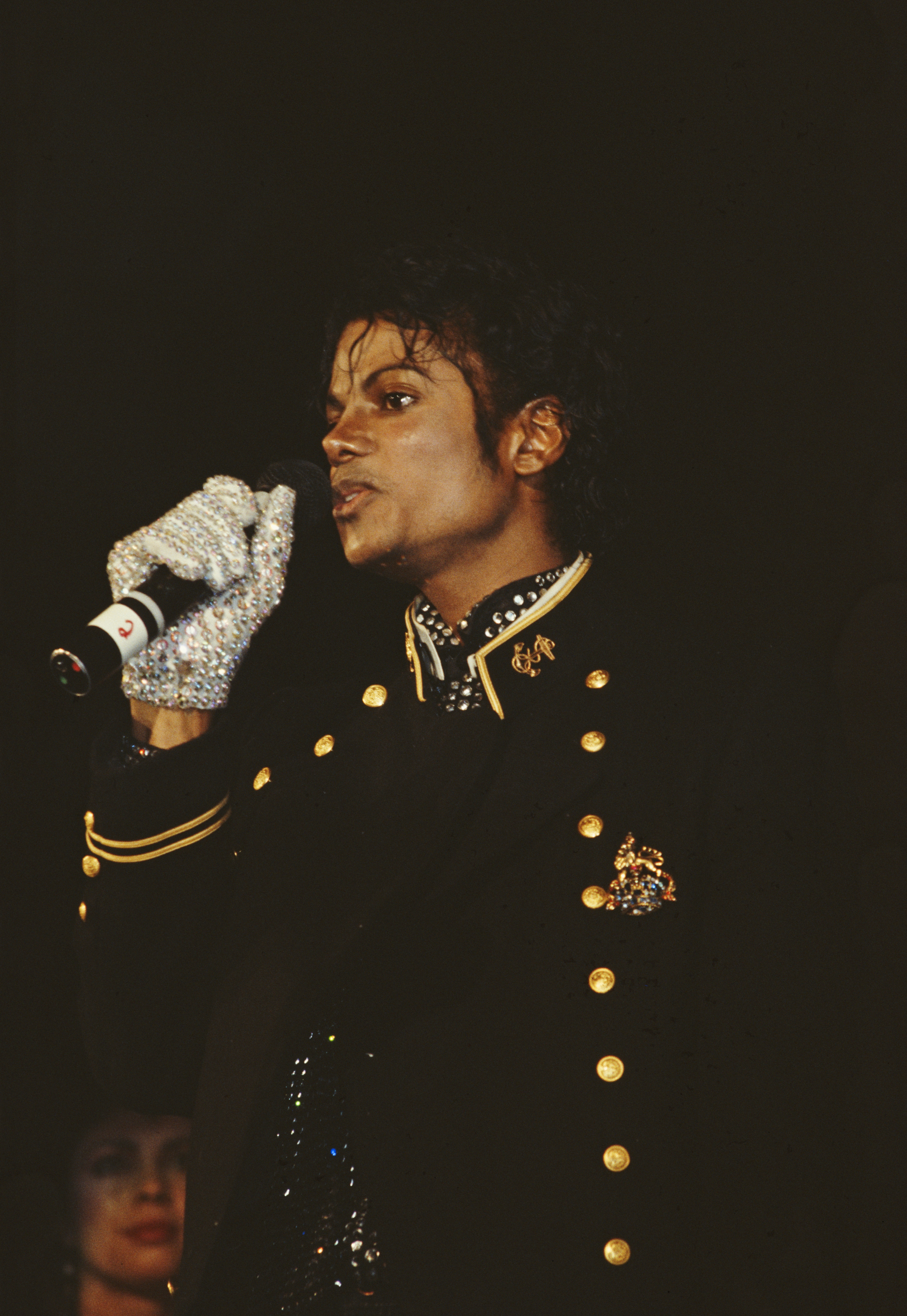 Michael Jackson's iconic white glove covered something up