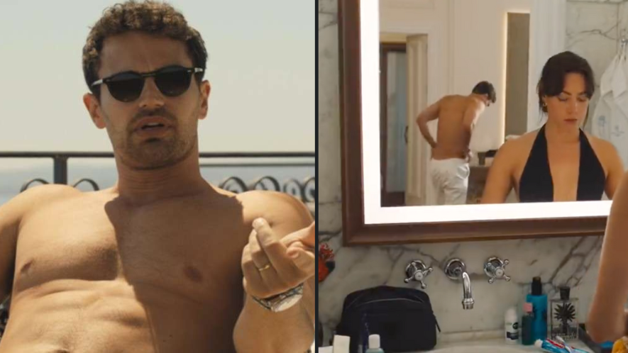 Fans want to know if Theo James was wearing a prosthetic penis in The White Lotus nude scene pic