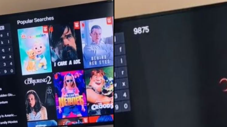 Netflix: Qué pasa si escribes el código 9875