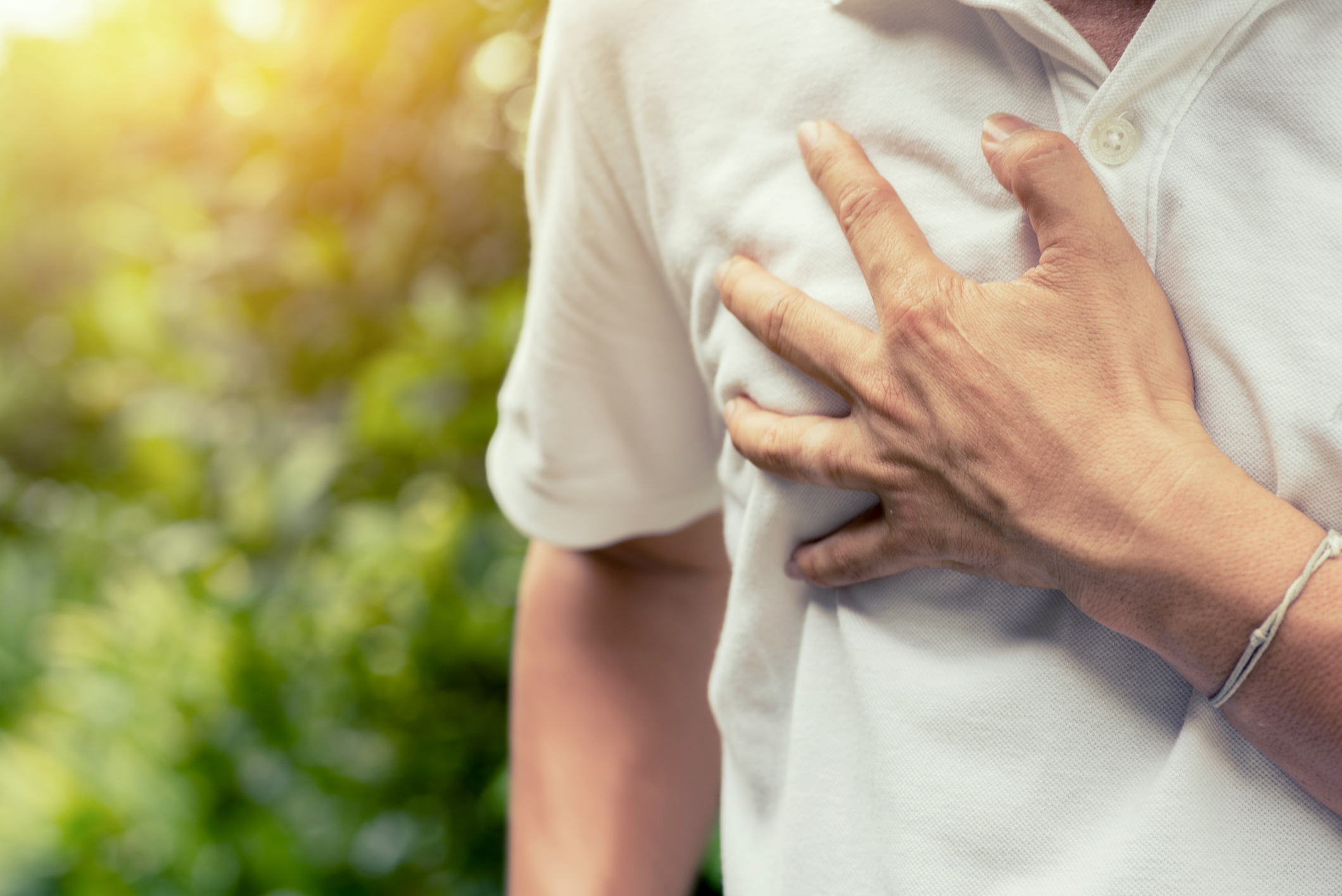 Men may experience gynecomastia. (Getty Stock)