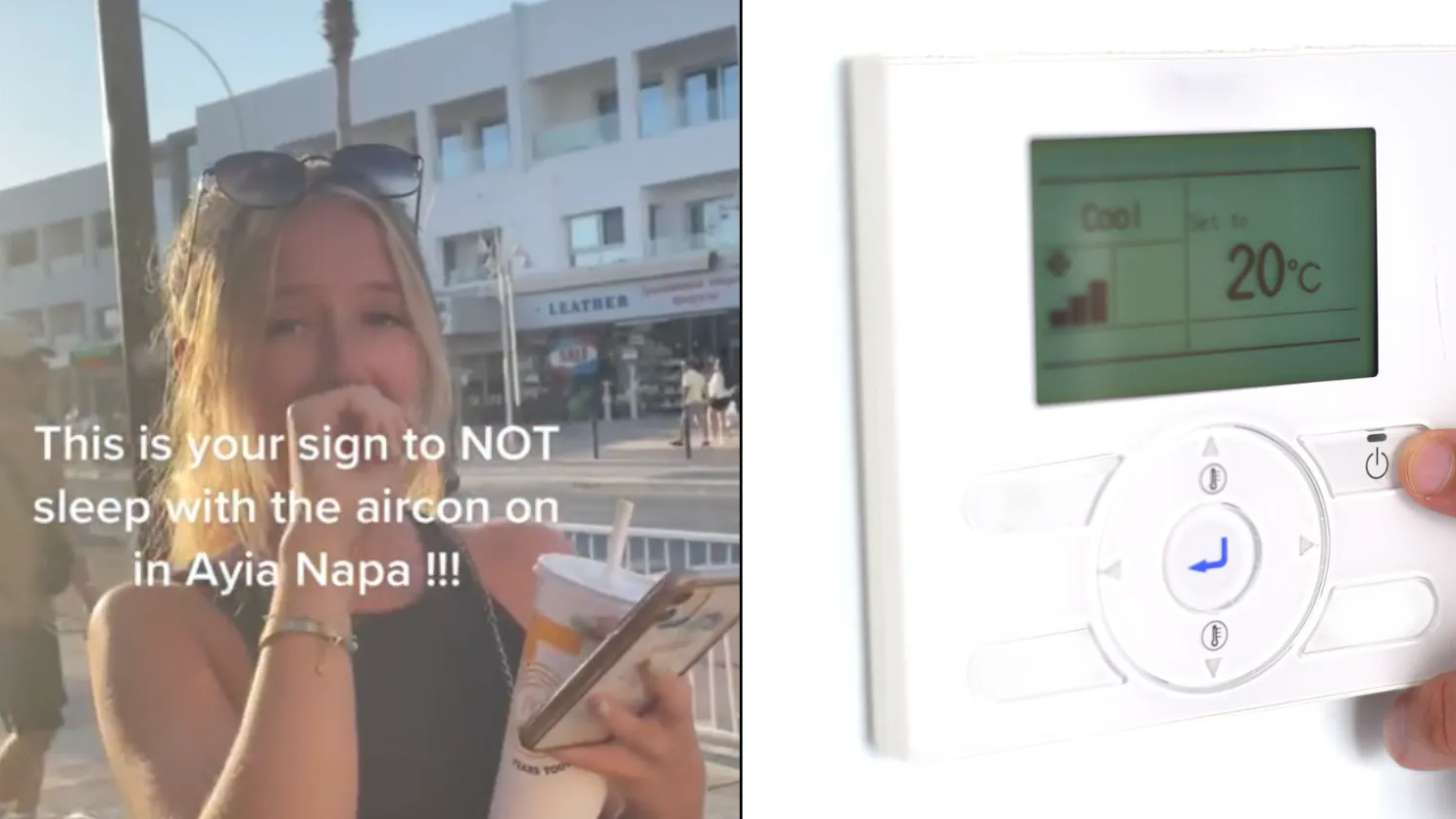 Girls Share Warning About Leaving Aircon On During Night On Holiday In Ayia Napa - Vimarsana News