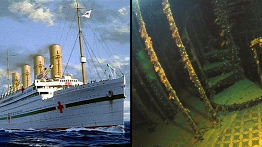 britannic ship sinking