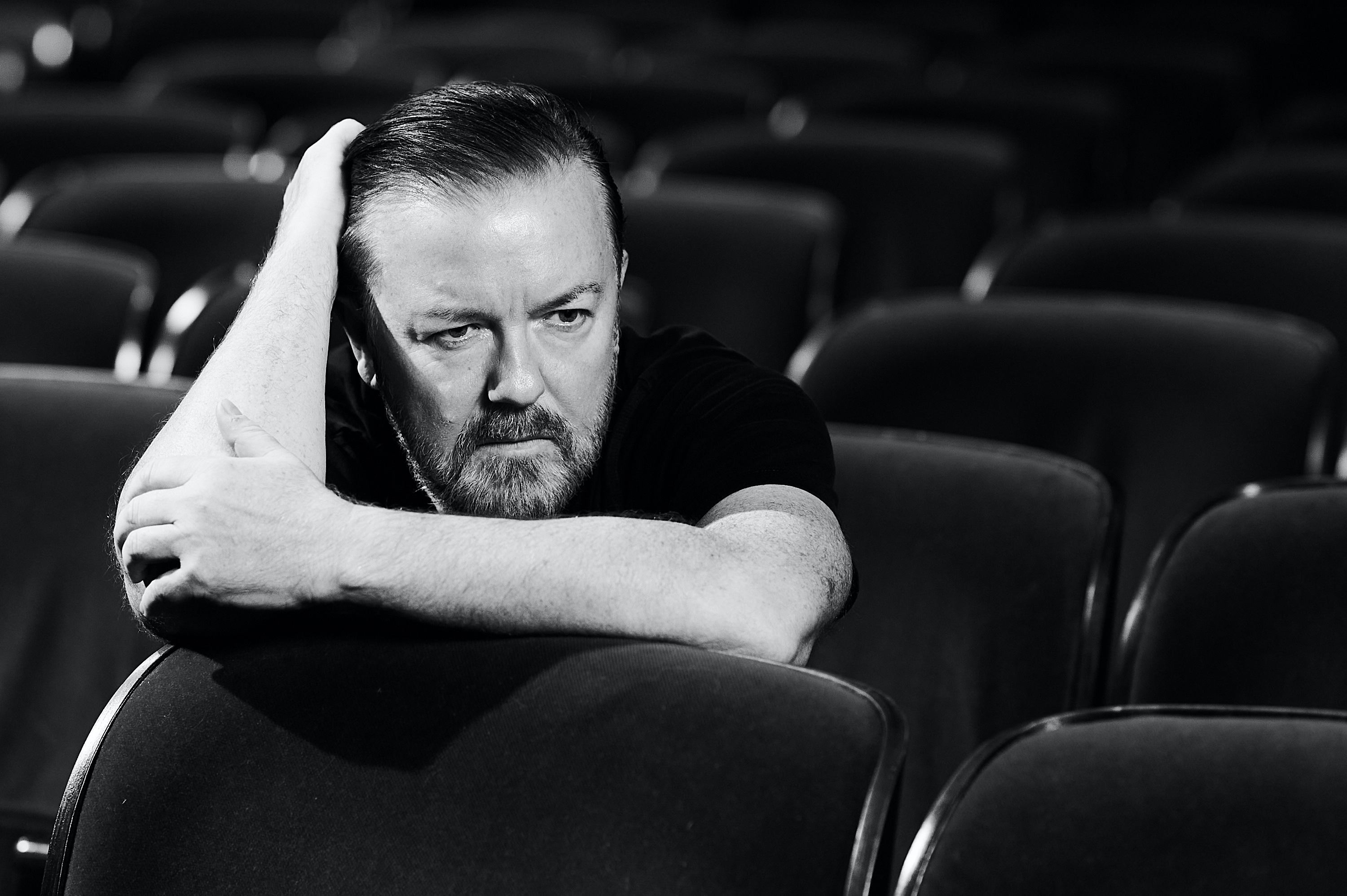 瑞奇·格维瓦（Ricky Gervais）对此事发表了意见。图片来源：@rickygervais / Twitter