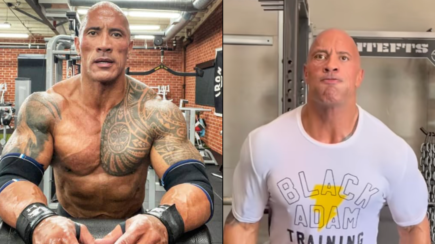 dwayne johnson abs 2022