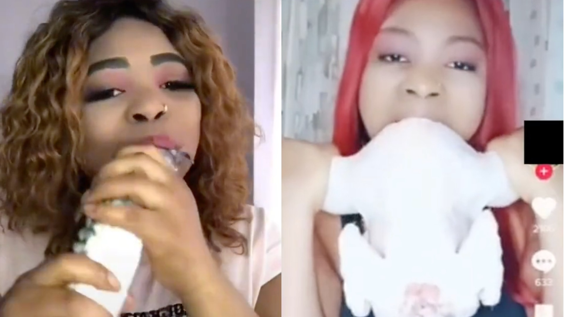 Jasmine White403 Eating Chicken On TikTok Video Viral On Twitter: Did She Really Eat Raw Chicken And Fish?
