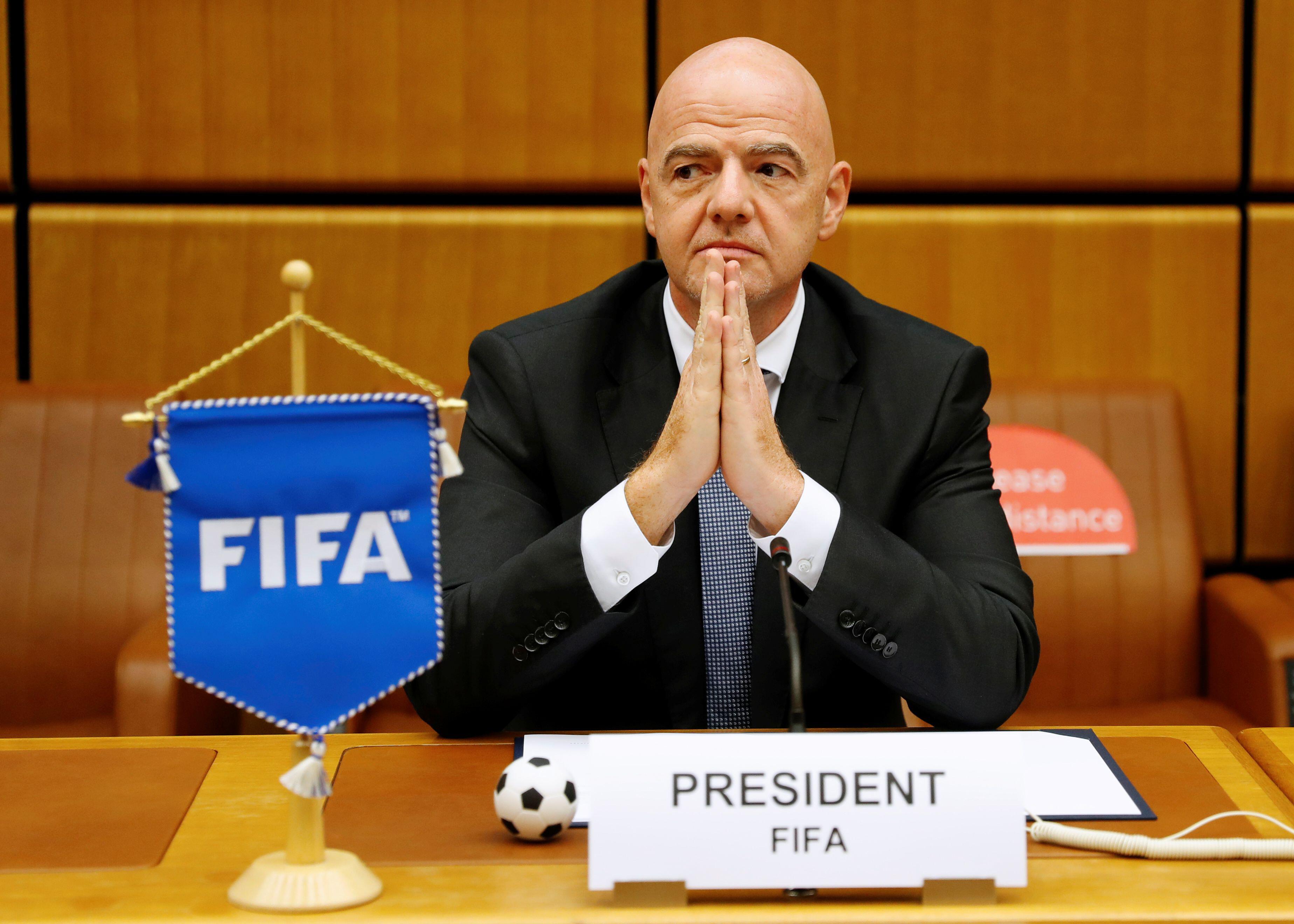 FIFA president Infantino suggests abused migrant workers in Qatar given  'dignity and pride