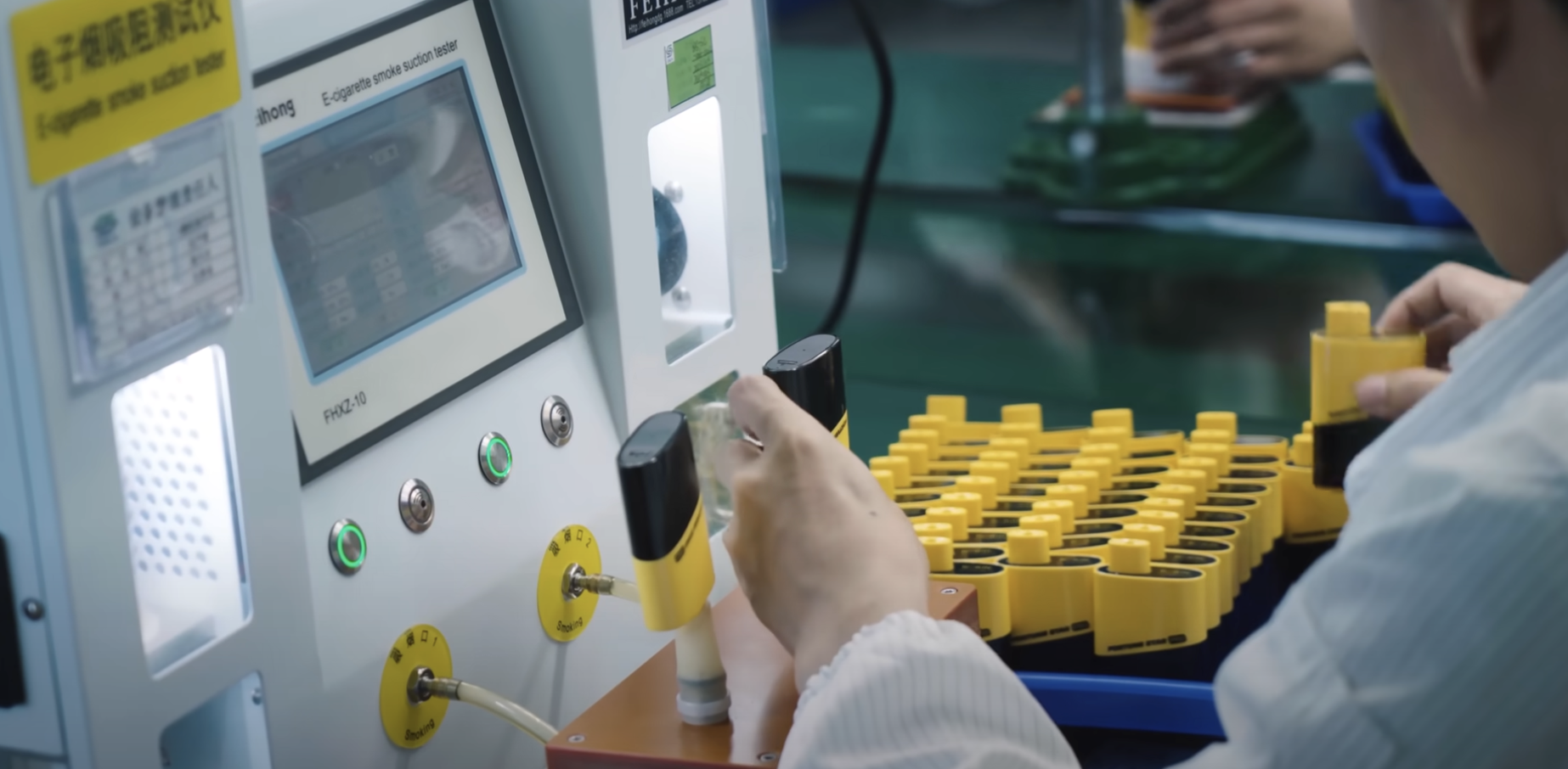 People left in shock after seeing video of how vapes are tested inside  factory