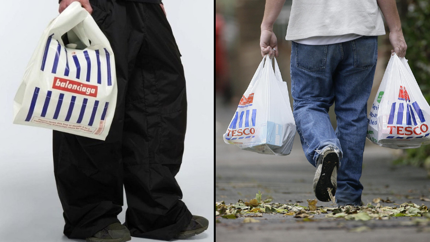 Balenciaga's new £1k shopping bag looks like the old Tesco carriers | Metro  News