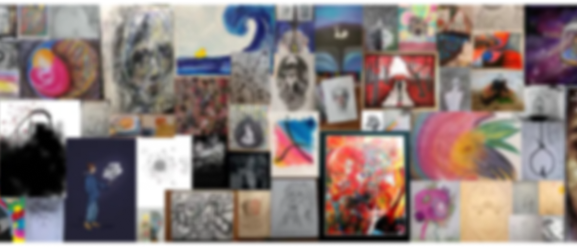 Verpixelte Collage mit Einsendungen zum WMHD 2023