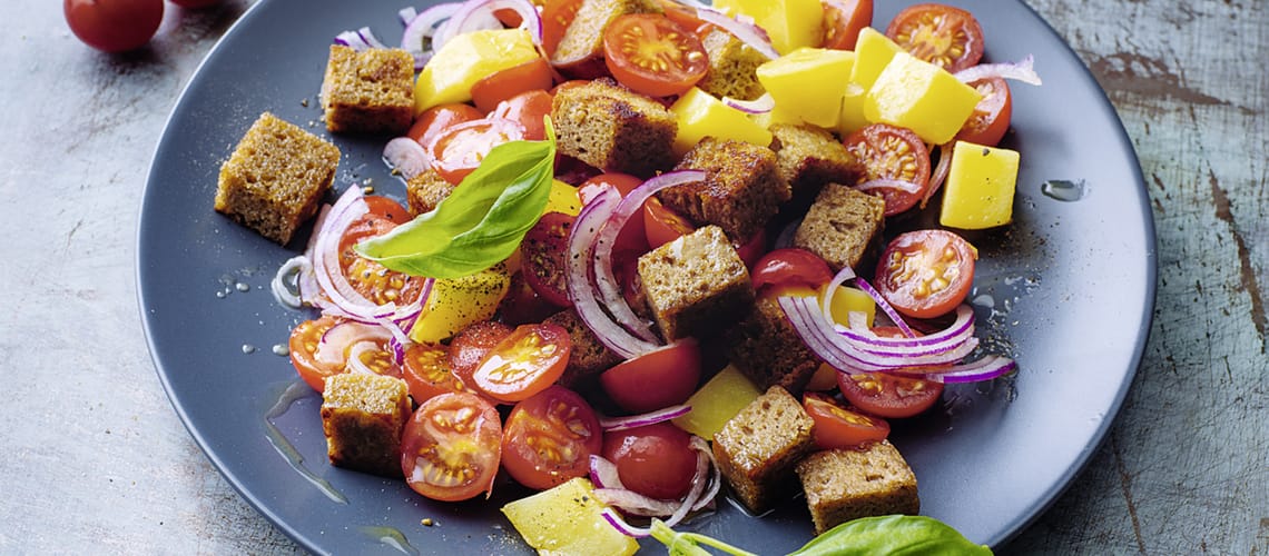 Rezept bei Schuppenflechte: Salat Toskana