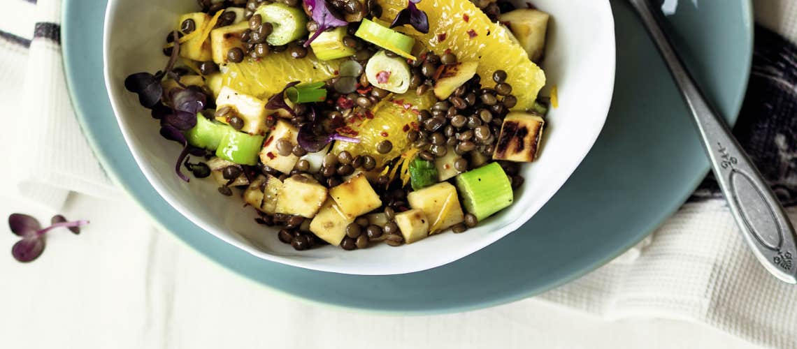 Rezept für ein vitales und gesundes Leben: Pastinaken-Linsen-Salat Pastinaken-Linsen-Salat