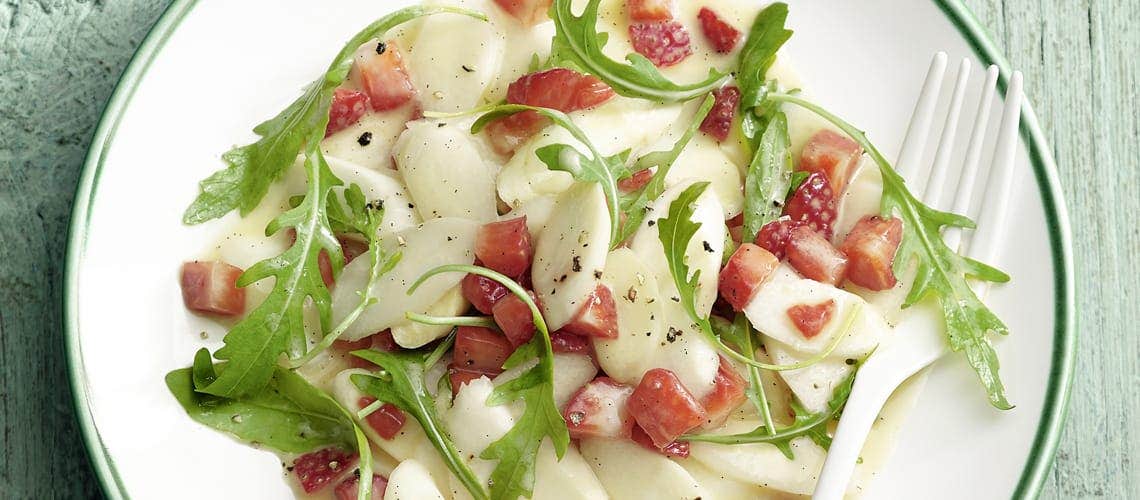 Gesunde Ernährung bei Schuppenflechte - Rezept: Spargel-Erdbeer-Salat Spargel-Erdbeer-Salat