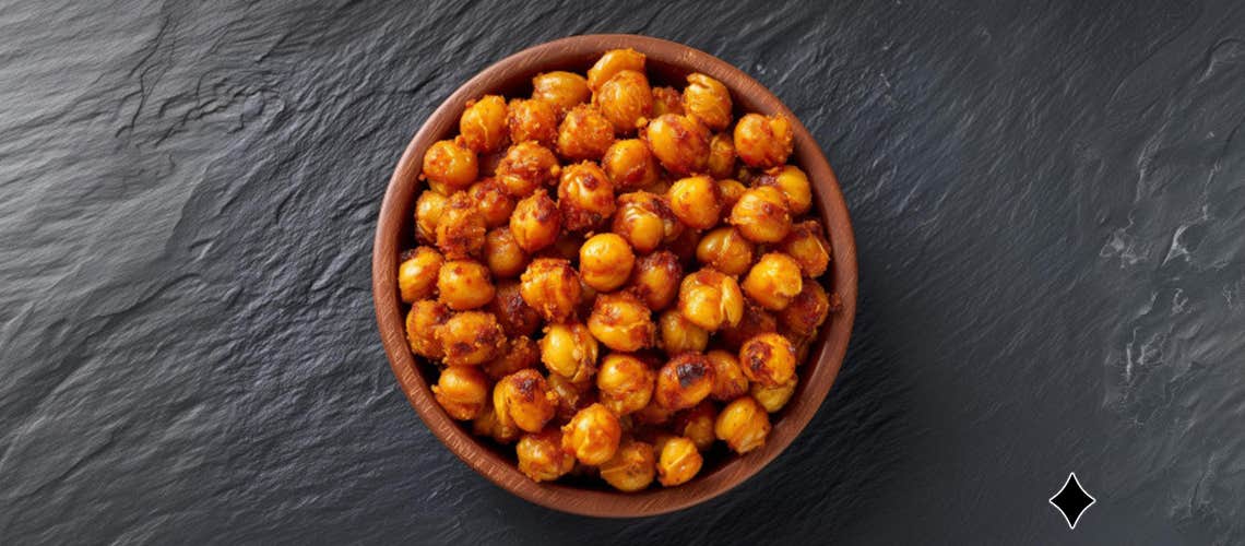 107_Geroestete_Kichererbsen_mit_exotischen_Gewuerzen Geröstete Kichererbsen mit exotischen Gewürzen