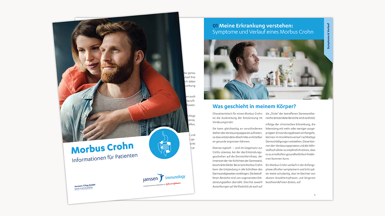 Informationsmaterial: Broschüre Morbus Chron #JWM