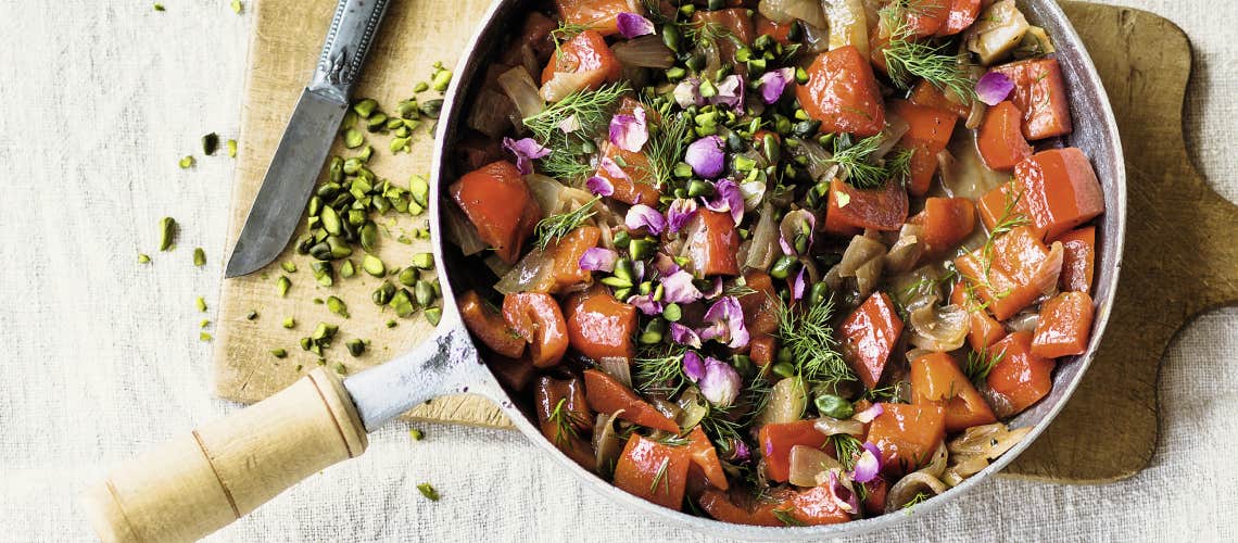Rezept für ein vitales und gesundes Leben: Peperonata persisch inspiriert Peperonata persisch inspiriert