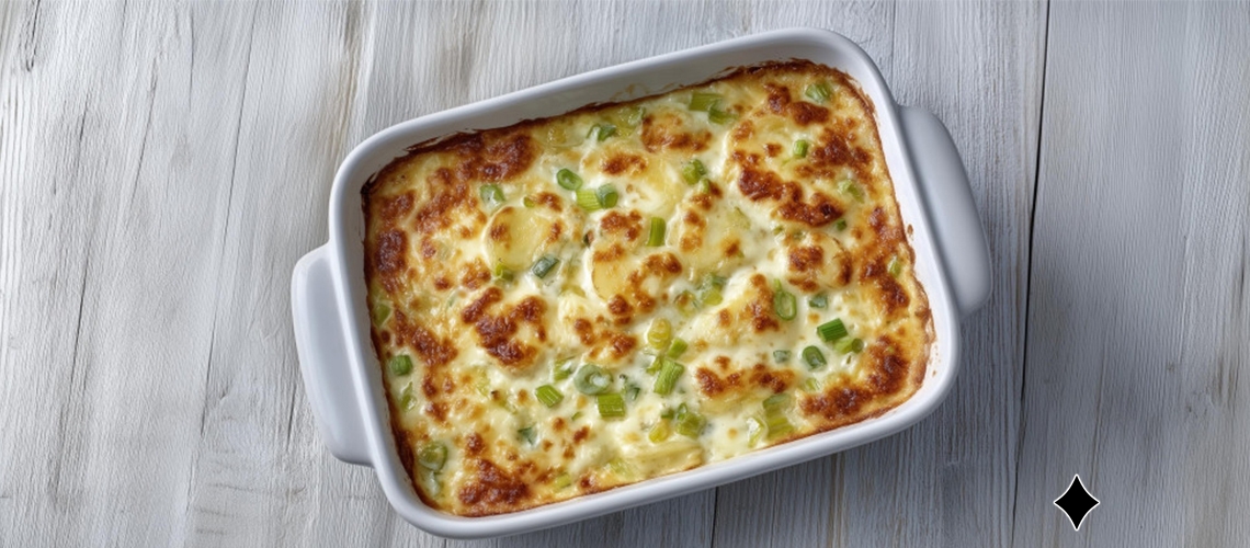 Kartoffel-Lauch-Gratin