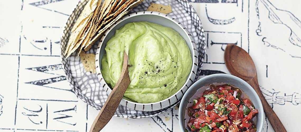 Leckeres und gesundes Rezept bei Schuppenflechte: Papadams mit Guacamole Papadams mit Guacamole