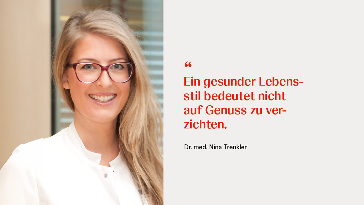 Ein gesunder Lebensstil bedeutet nicht auf Genuss zu verzichten