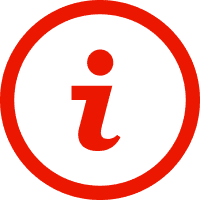 info-symbol-rot Rotes Informationssymbol in einem Kreis