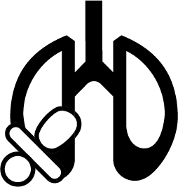 Anhaltende pulmonale Hypertonie infolge des ‚Newborn Syndromes: Illustration Lunge