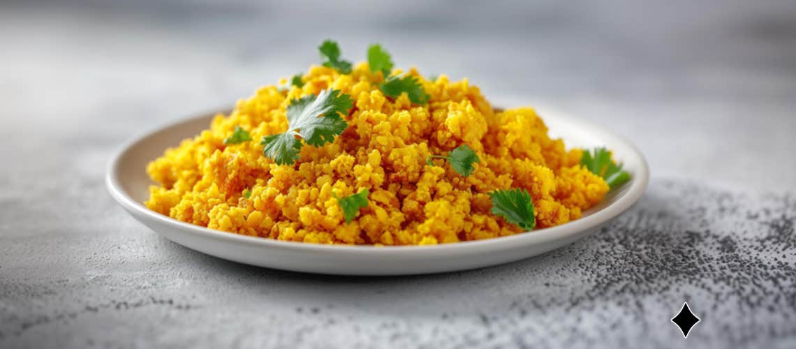 068_Blumenkohlreis_mit_Kurkuma Blumenkohlreis mit Kurkuma